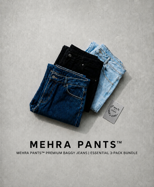 MEHRA Pants - Pack Of 2 Premium Baggy Jeans